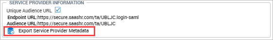Export Metadata